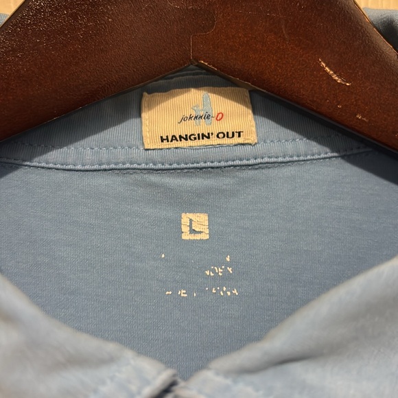Johnnie-O Men's Blue Polo Shirt - Picture 3 of 4